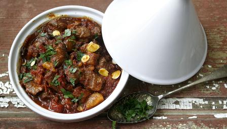 Moroccan Lamb Tagine, Slow Cooked Food